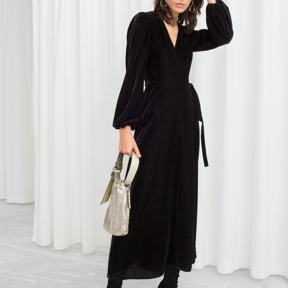 & other stories wrap dress